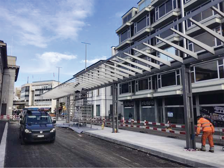 Chiasso - Interscambio trasporti pubblici preso la stazione FFS